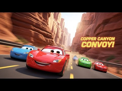 🏜️🚗 “Convoy Through Copper Canyon – Car Adventure!”