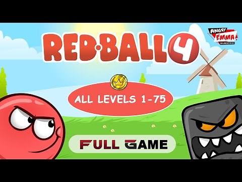Red Ball 4 - FULL GAME (ALL Levels 1-75)