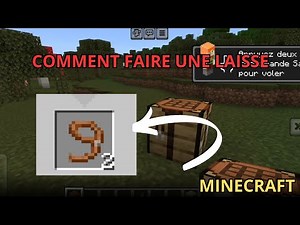 Tuto Comment une laisse Minecraft craft astuces laisse