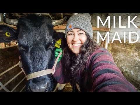 the one where I milk cows 🐮 MEET THE GIRLIE MOOS! | Ep 42