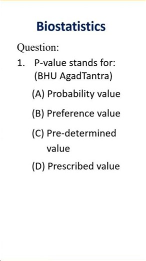 Biostatistics One Shot PYQs 🎯 Quick Revision