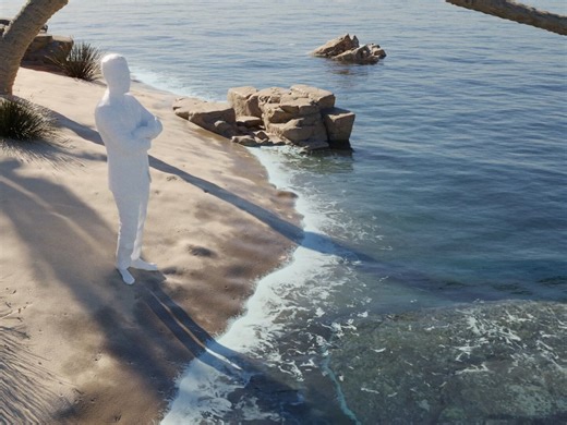 Blender制作简单逼真的交互式海滩【中字教程】