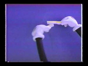 Disney Channel logo - cutting paper.wmv