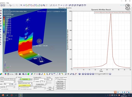 Hypermesh_Optistruct_频响分析_加速度激励