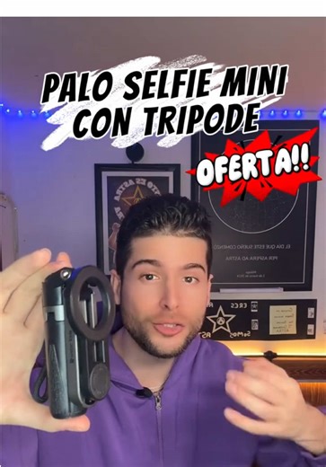Palo Selfie Mini con Trípode: ¡Haz Fotos Sorprendentes!