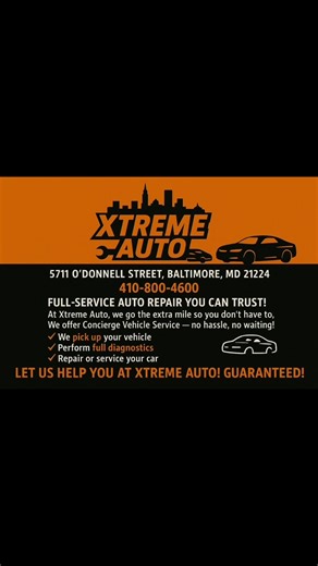 Don’t have time to drop your vehicle off for service. Let xtreme auto pick up your vehicle . Expert Care for Brakes, Engines, and Axles and more. If you’re in Baltimore and need a trusted auto mechanic, look no further than Xtreme Auto—your neighborhood experts in brake repair, engine diagnostics, and axle maintenance. Whether your car needs a full engine overhaul or just a quick brake inspection, XtremeAuto delivers precision, professionalism, and care that keeps your vehicle running safely and