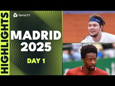 Monfils, Bublik & Carreno Busta All In Action | Madrid 2025 Day 1 Highlights