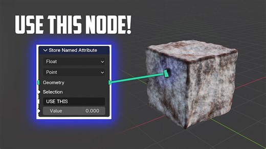 Procedural Texturing in Geo Nodes? It's Possible!