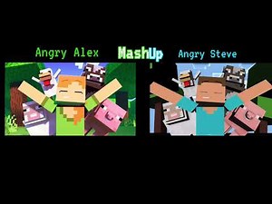 Angry Alex & Angry Steve “Mashup” Song 🎵 [Full Ver.] ⛏