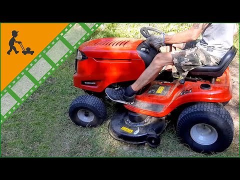 MTD SMART RG 145 Ride-on mower - side discharge - Customer's operating video