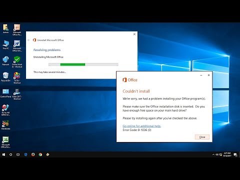 How to Fix All MS Office Uninstall & Reinstall Error Office 2003-2016 (100% Works)