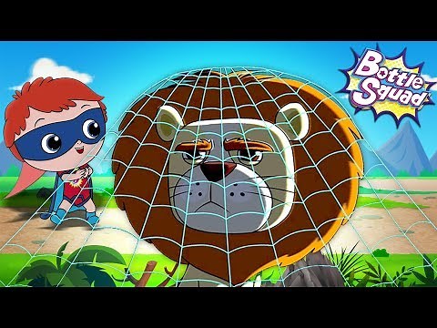 Going On A Lion Hunt | Bottle Squad Videos | Superhero Cartoons | Kids Stories | Children Cartoon