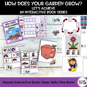 Basic Skills Interactive Book Garden Theme (Let's Achieve Series)