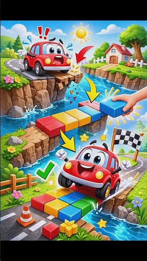 Problem & Solution for Kids 🌈 | Fun Learning Mini Story l #shorts
