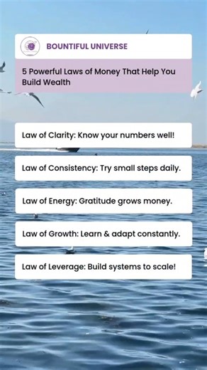 Bountiful Universe on Instagram: "Wealth isn’t magic. It’s discipline + mindset + alignment. Which law are you applying today? 💬 Subscribe to our YouTube for deeper mindset lessons, link in bio."