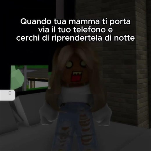 POV: quando tua mamma ti porta via il telefono e cerchi di riprendertelo di notte #robloxita #xinnie