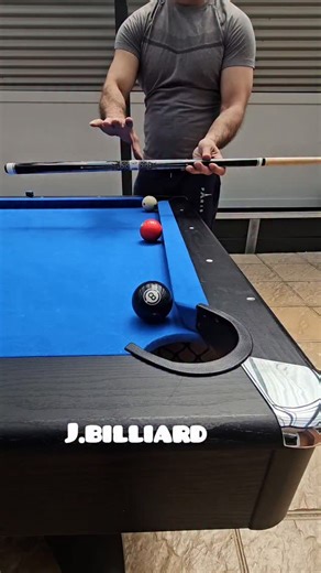 J.billiard on Instagram: "Learn How to Aim a Masse Shot #8ballpool #jbilliard #trickshots #billiards"
