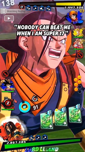 "Super 17 Terror Meta Is back 🤯" (Dragon Ball Legends) #shortvideo #shorts #short #dbl