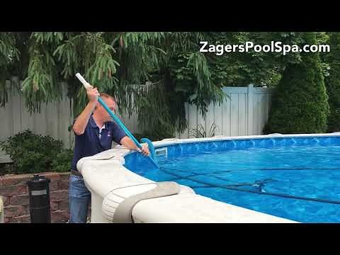 How to Vacuum a Sharkline Above Ground Pool