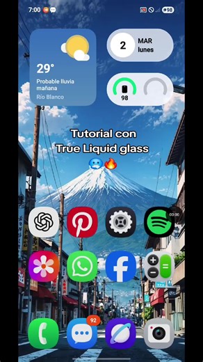 Tutorial True Liquid Glass 🥶😍 #samsung #a165g #true #liquid #glass