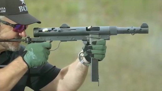 瑞典卡尔·古斯塔夫M45冲锋枪，靶场实弹射击测试