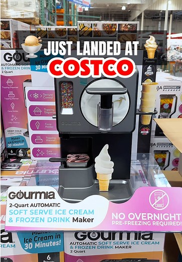 Gourmia Soft Serve Maker at Costco: No Pre-Freezing Needed