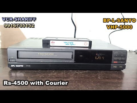 # BPL-SANYO VHP--5000 4 HEAD FULL RUNNING CONITION VCR FOR SALE Rs-4500 CONTACT 9916735152
