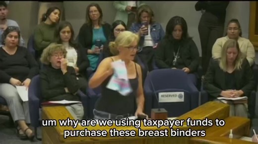 The Davis school district @DJUSD has been secretly providing girls with free breast binders through the schools “Wellness Centers.” Here I am demonstrating the damage these binders do to girls. Send them all to prison. | Chuck Lazar