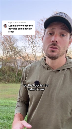 The new lightweight hoodies from Patriot Crew are going quick. They’re comfortable, fit great, and perfect for this time of year. Every pack helps support veterans and includes a free shirt. Don’t wait too long on these. 🇺🇸 | Jesse Cofty