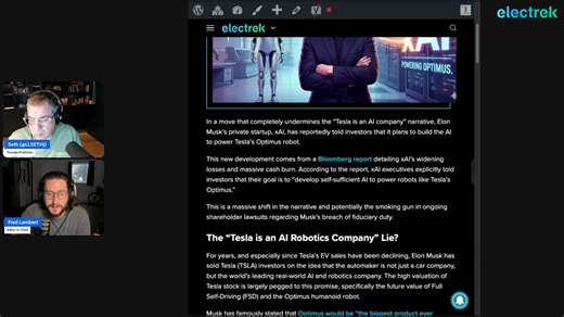 In the Electrek Podcast, we discuss the most popular news in the world of sustainable transport and energy. In this week’s episode, we discuss a battery holy grail too good to be true, NVIDIA open sourcing self-driving, Tesla Model Y ‘Standard’ Long Range, and more. https://electrek.co/?p=450581 Here are a few of the articles that we will discuss during the podcast: Tesla launches ‘Standard’ Model Y Long Range in Europe, and non-Long Range in Canada Tesla’s full 2025 data from Europe is in, and