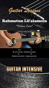 37K views · 656 reactions | Rahmatun Lil'alameen - Maher Zain - Tutorial chord gitar mudah #rahmatunlilalameen #maherzain #guitarintensive #martinguitar #chordgitar #guitarchords #acousticguitar #acoustic #tutorialgitarmudah #tutorialgitar #guitarlessons #guitartutorial | Guitar Intensive | Facebook