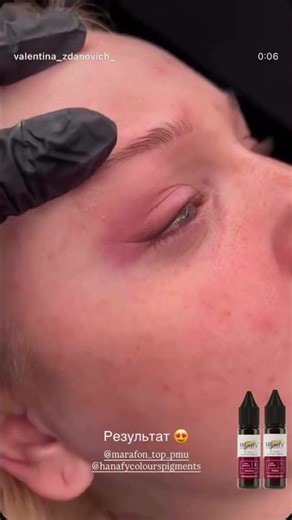 Stunning Permanent Eyebrows Transformation Artist Valentina Zdanovich Natural Brows Microblading