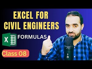 Excel For Civil Engineers | Formuals | VLOOKUP | Networkdays intl
