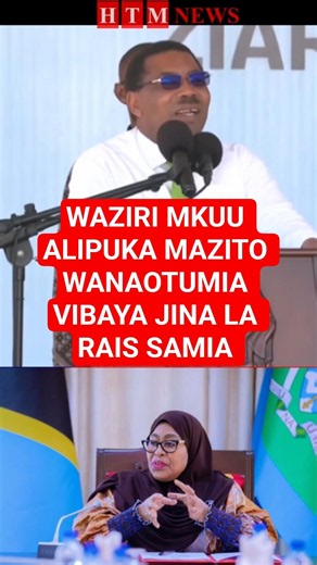 WAZIRI MKUU AONYA VIKALI WANAOTUMIA VIBAYA JINA LA RAIS SAMIA.