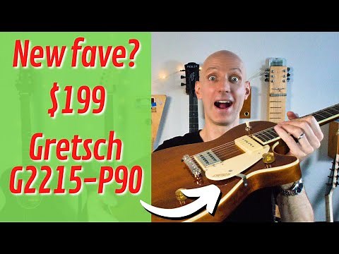 New favorite BUDGET guitar? Gretsch G2215-P90 Streamliner Junior Jet Club review & demo