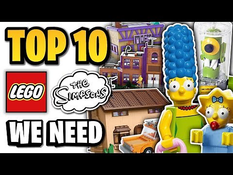 Top 10 LEGO The Simpsons Sets WE NEED