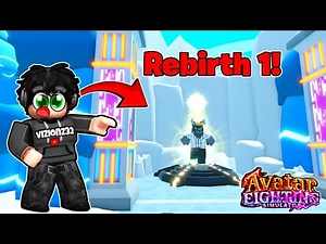 I Rebirthed for the FIRST TIME in Avatar Fighting Simulator! | (Roblox)