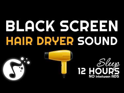 12 Hours Hair Dryer White Noise 🌬️ Sleep Sounds for Insomnia | Block Out Distractions & Deep Sleep