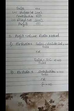 Break - even Analysis #methods #formulas
