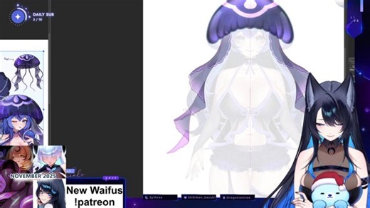 Drawing: Vtuber Baby | Check out my !merch and !patreon for extras