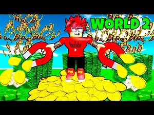 ПРОШЕЛ ВСЕ МИРЫ И СОБРАЛ ВСЕ МОНЕТЫ В ИГРЕ Magnet Simulator 2 ROBLOX