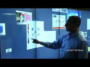 Multitaction MT Canvus demo at IGI 4K Forum