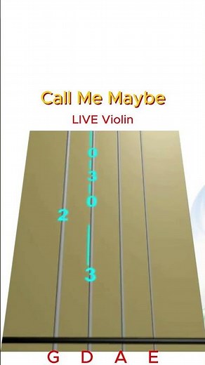 CALL ME MAYBE ☎️ by Carly Rae Jepsen | LIVE Violin Cover with Animated Violin TAB