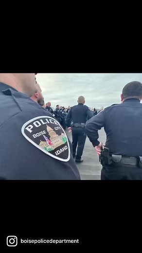 Honoring a hero. Today agencies from all over Idaho and Oregon joined the Nyssa community to pay our respects to Corporal Johnson. Today and always we will stand by the Johnson family and help remember their husband and father who made the ultimate sacrifice in protection of his community. | Boise Police Department