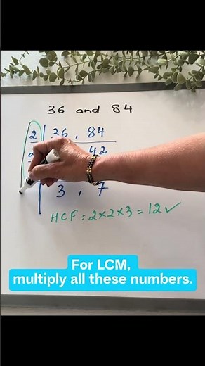 LCM & GCF: Math Made Easy! #mathtips #learning #mathproblem #study #mathhacks #mathematics