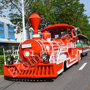 [Hot Item] Large Outdoor Playground Equipment Passenger Tourist Train for Sightseeing in Amusement Park