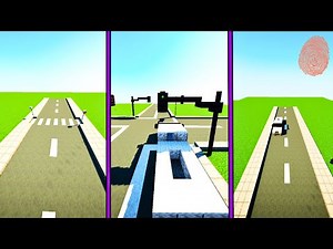 How To Make Roads Traffic Lights And Crosswalks || Minecraft 2023
