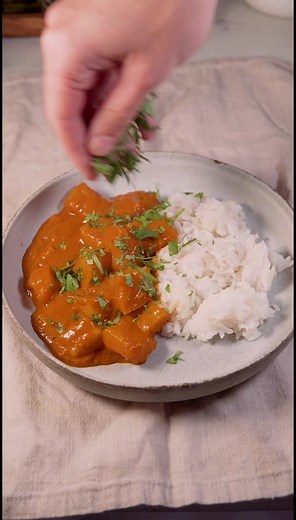 Delicious Butternut Chicken Recipe | Vegan Fall Curry