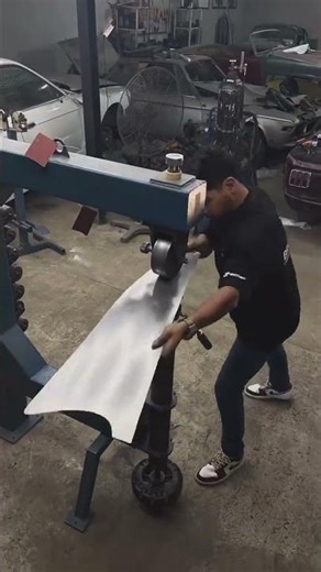 Metal shaping time lapse to rock music will always land you on the Baileigh page @thejpbrothers