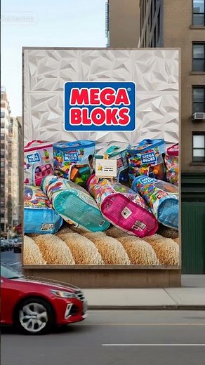 Mega Bloks! Each bag includes 60 pieces — perfect for creative building fun! #megabloks